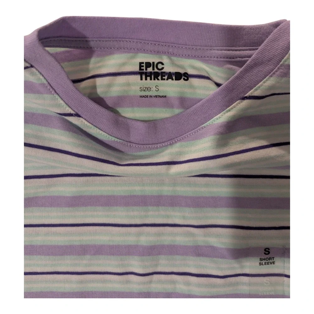 BBC-2 Epic Threads Girls Stripe Short Sleeve Shirt Small -‎ Multicolor